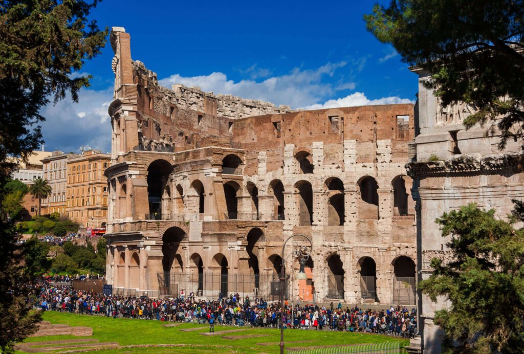 Coliseu em Roma, Itália.