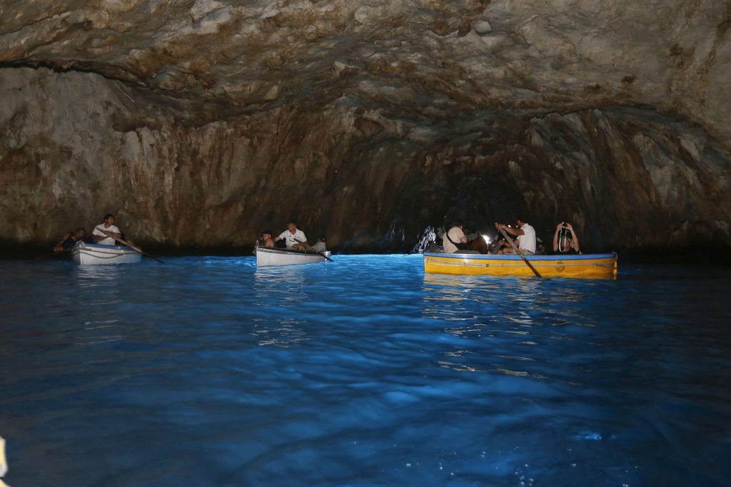 Gruta Azul em Capri – Campânia – Sul da Itália