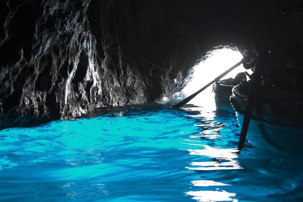 Gruta Azul em Capri, Campania.