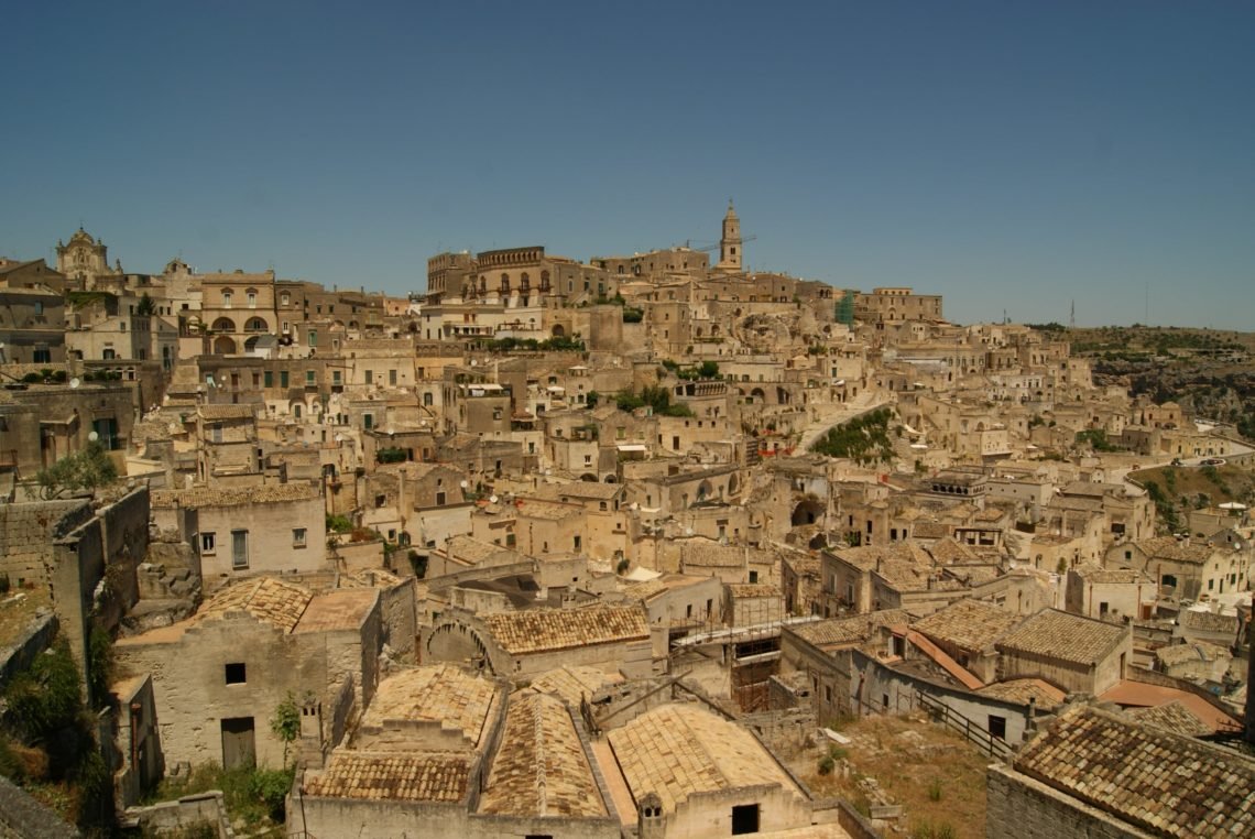 Vista panorâmica de Matera.