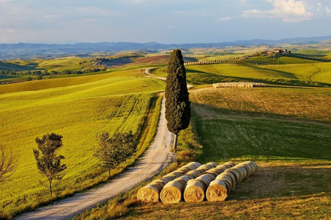 Toscana, uma das mais belas regiões da Itália, lugar de origem da família Piccolomini de Enea Silvio. 