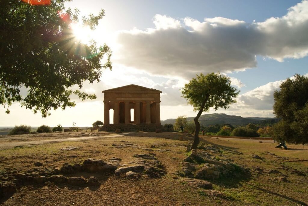 Vale dos Templos em Agrigento, Itália.