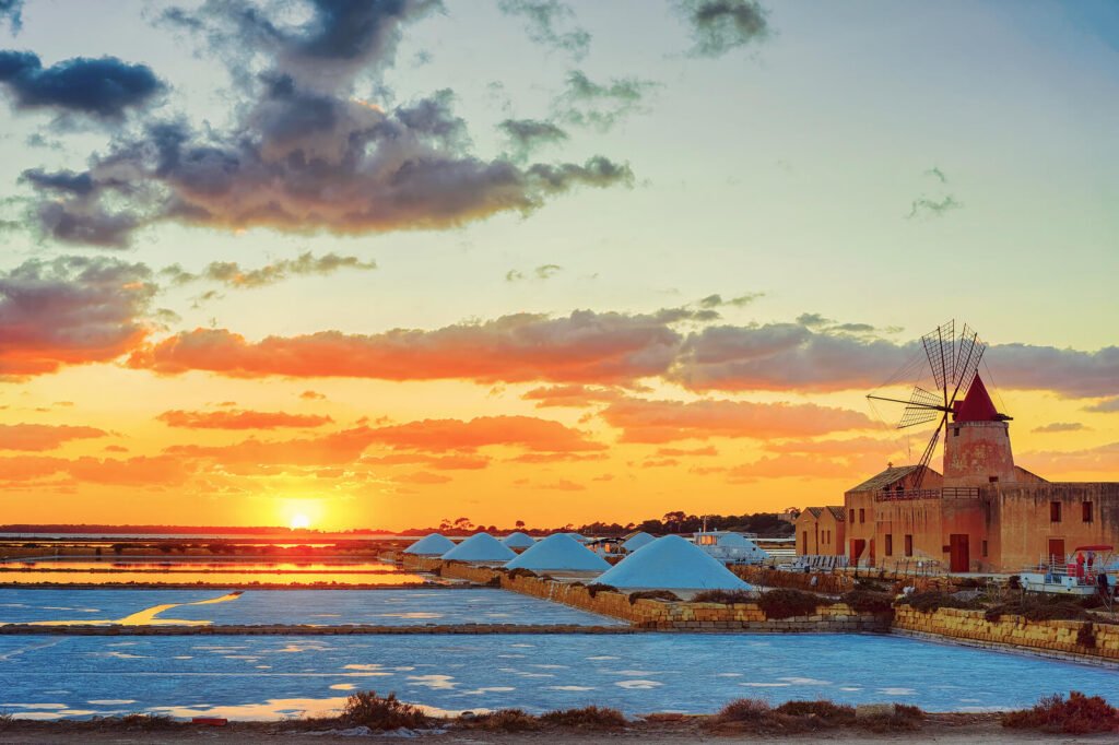 Salinas em Marsala - Sicília