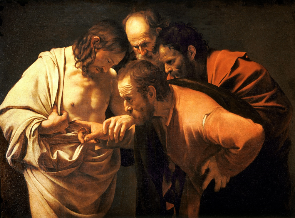 A incredulidade de São Tomé de Caravaggio