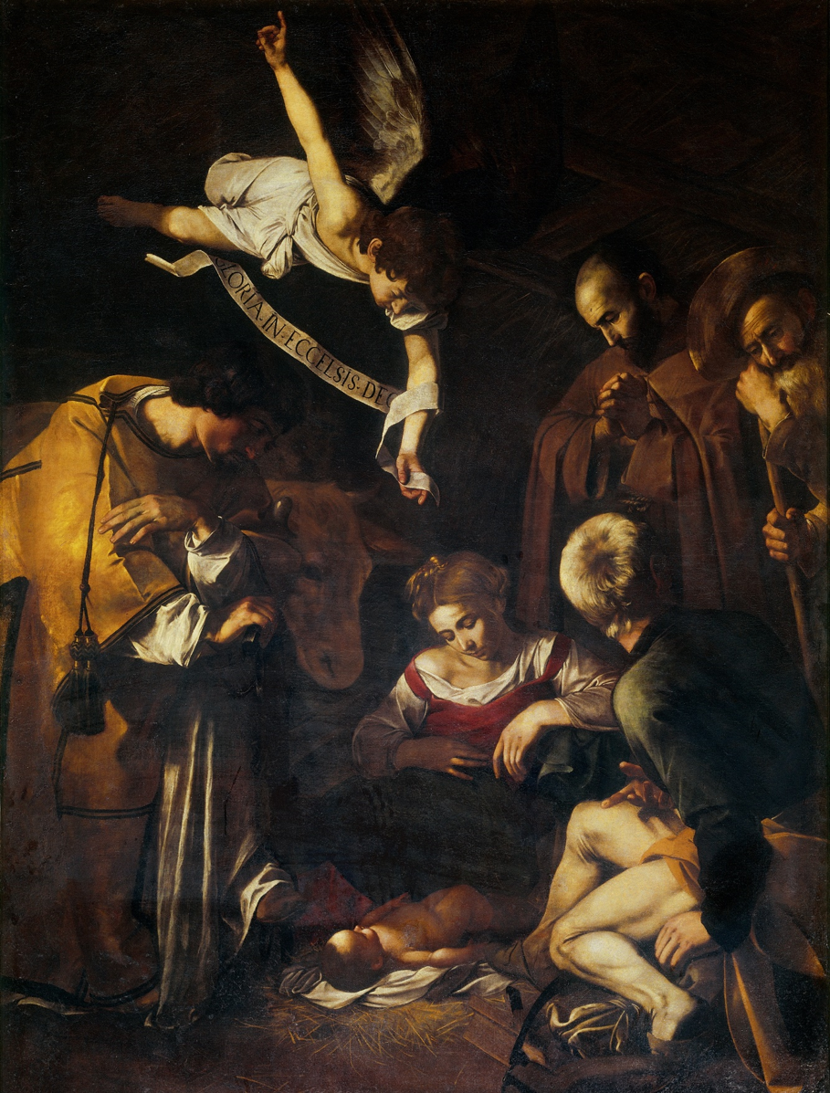 Natividade com São Lourenço e São Francisco de Caravaggio