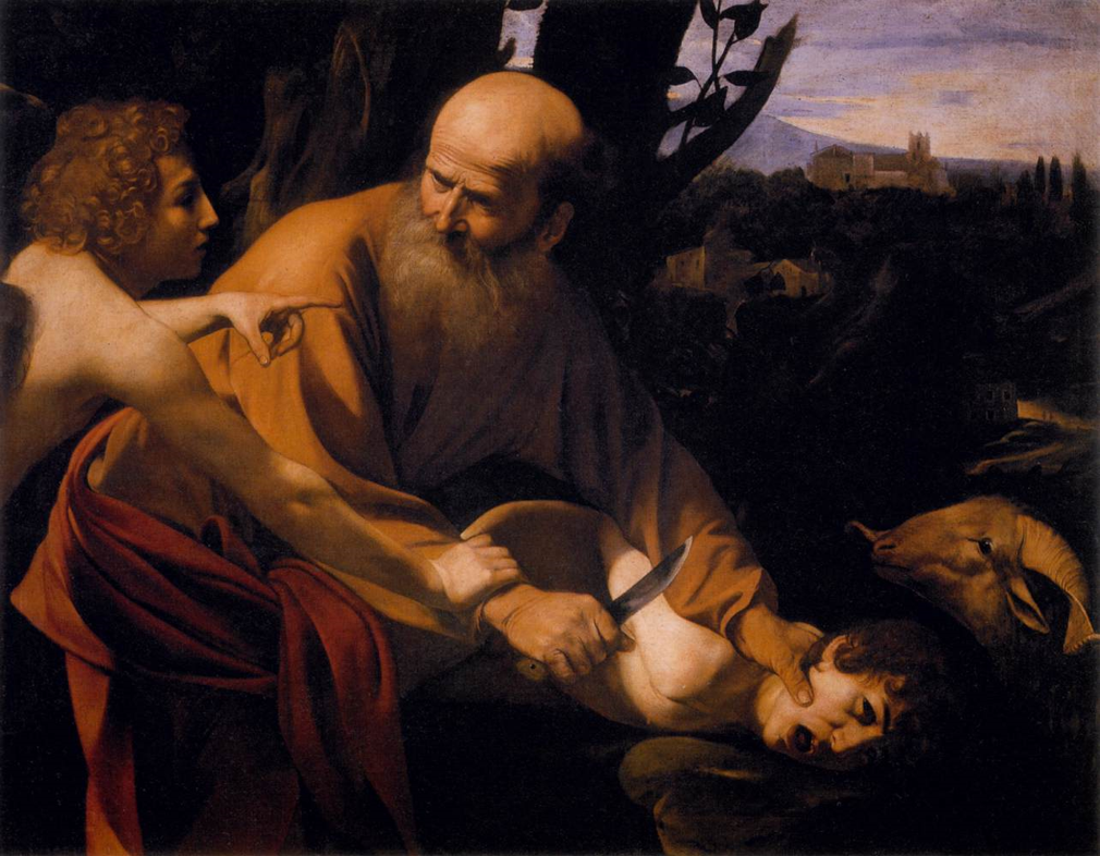 O Sacrifício de Isaac de Caravaggio