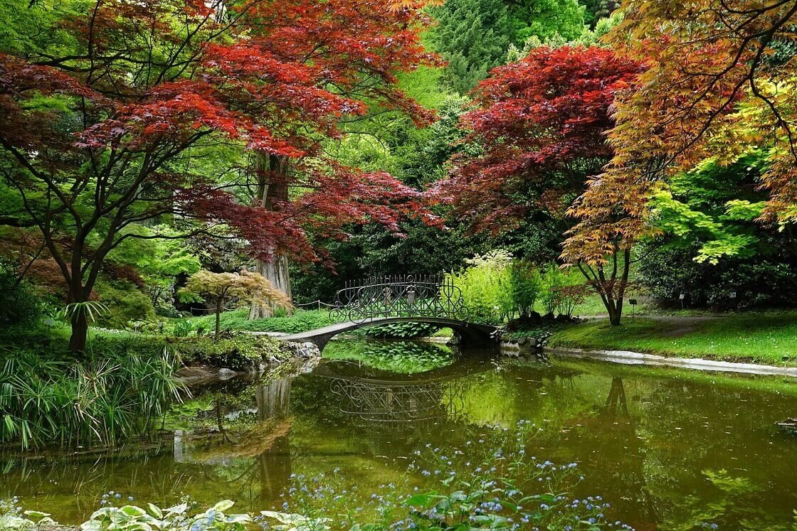 Os jardins de Villa Melzi - Lago de Como.
