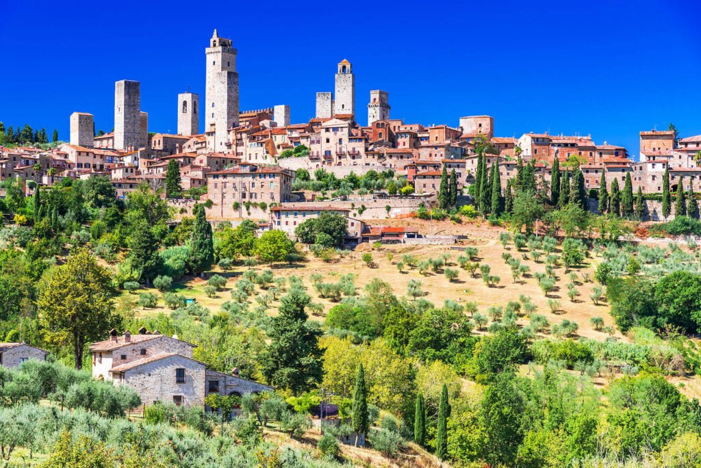 San Gimignano, Toscana.
