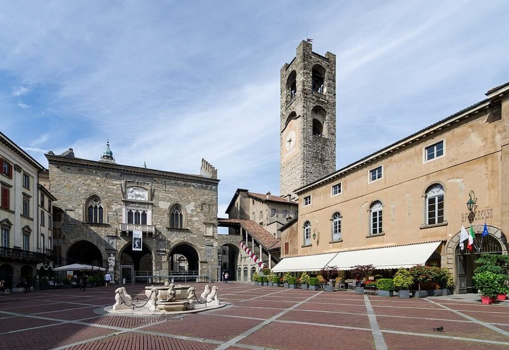 Piazza Vecchia de Bérgamo.