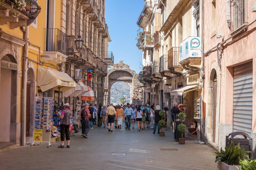 Porta Messina em Taormina - Sicília