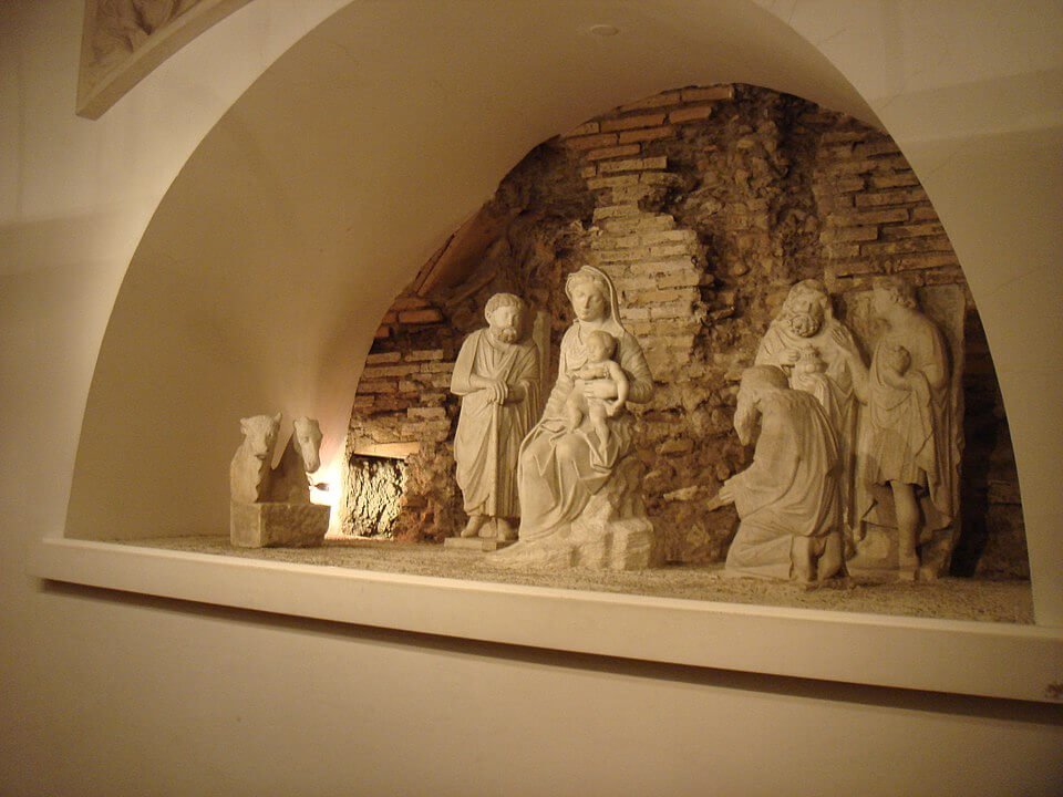 Presépio de Arnolfo di Cambio, Basílica de Santa Maria Maggiore - Roma.