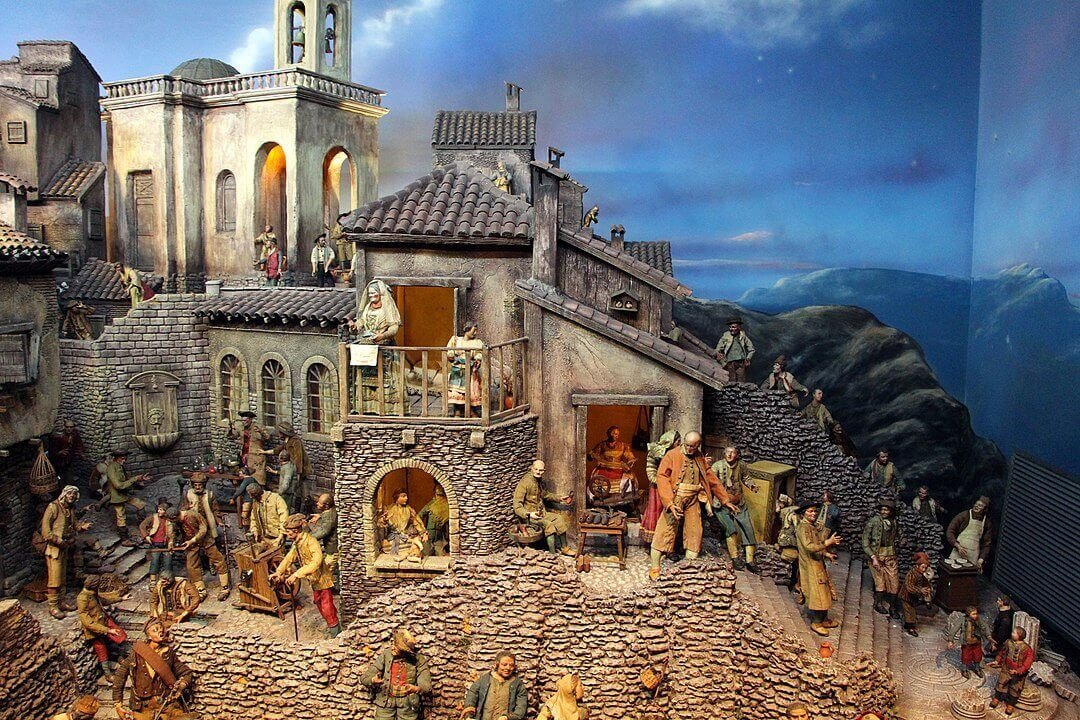 Presépio napolitano - Museu de Arte Sacra de São Paulo.
