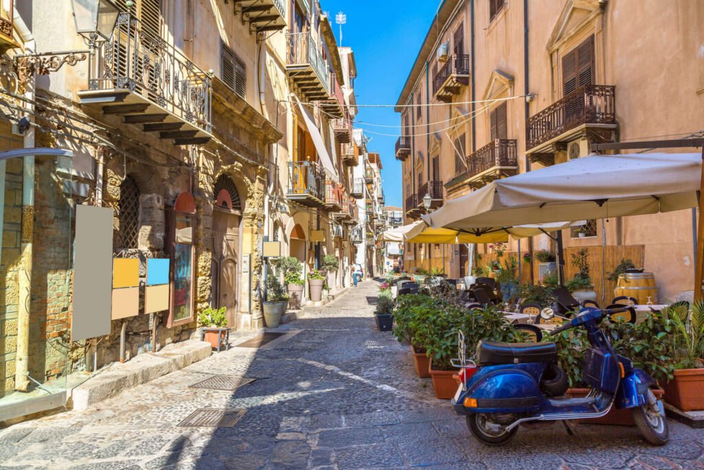 Rua em Cefalù - Sicília