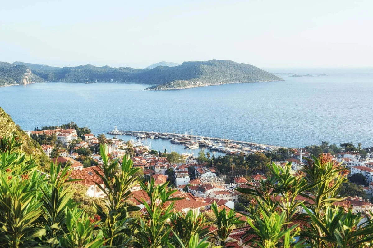 Vista panorâmica da costa de Trapani na Sicília