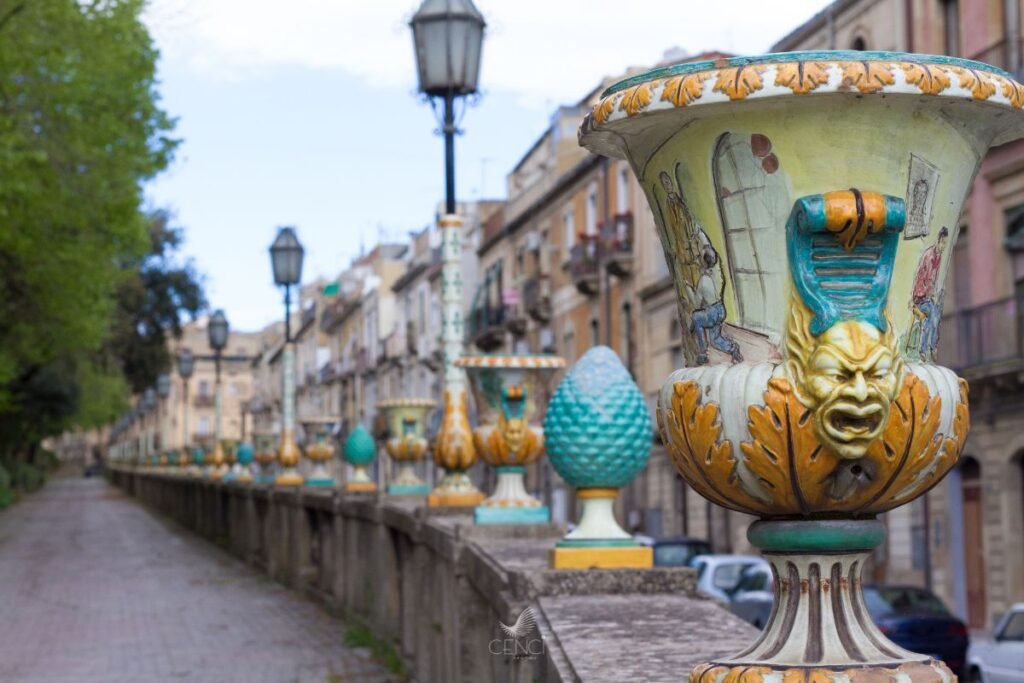 Caltagirone, Sicília.