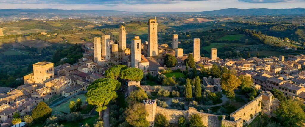 San Gimignano, Toscana.