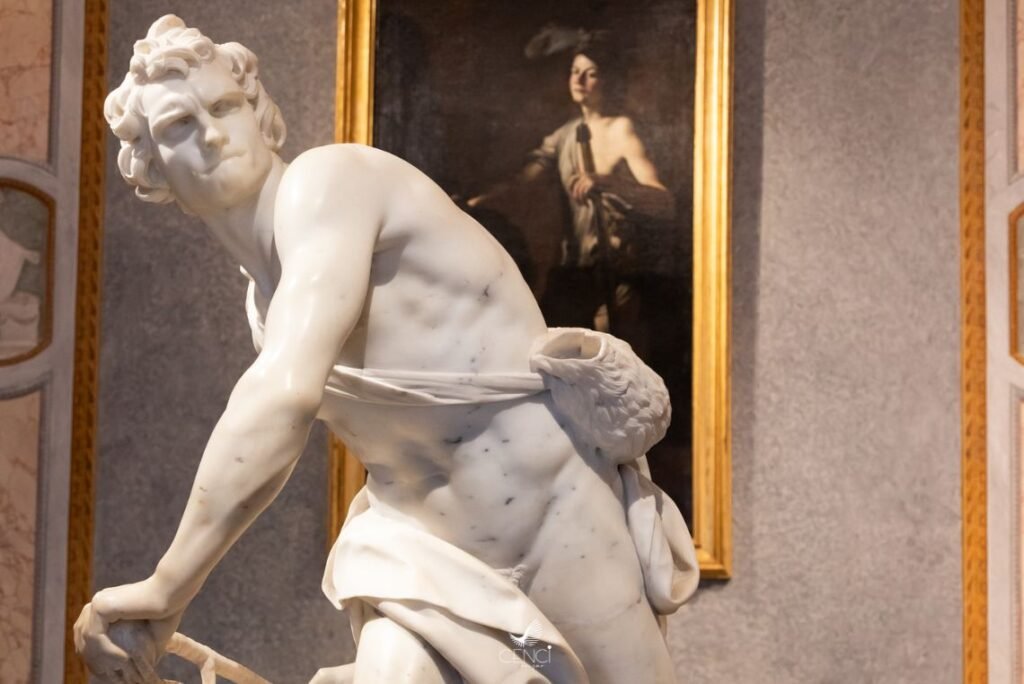 Davi, de Gian Lorenzo Bernini - Galeria Borghese, Roma. 