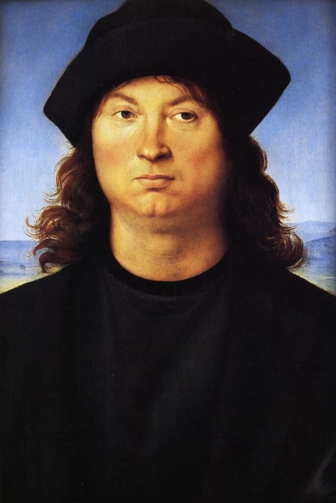 Retrato de Homem, por Raffaello Sanzio - Galeria Borghese, Roma. 