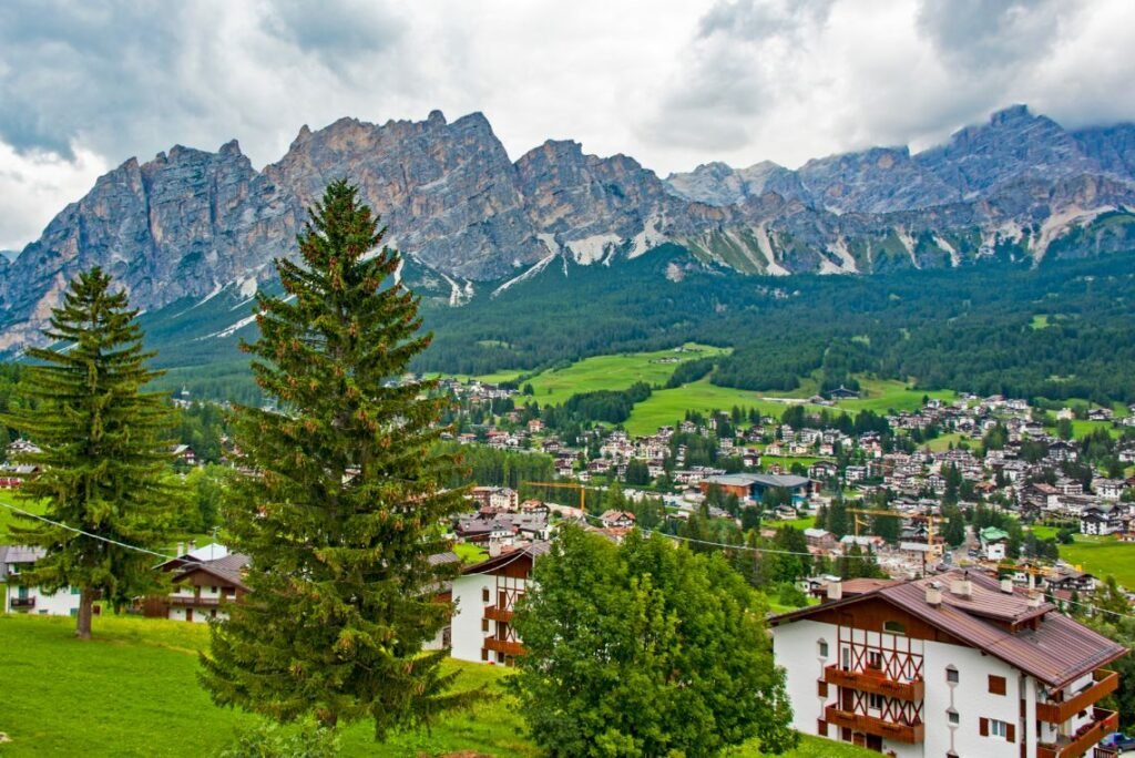 Cortina D'Ampezzo, Dolomitas - norte da Itália.