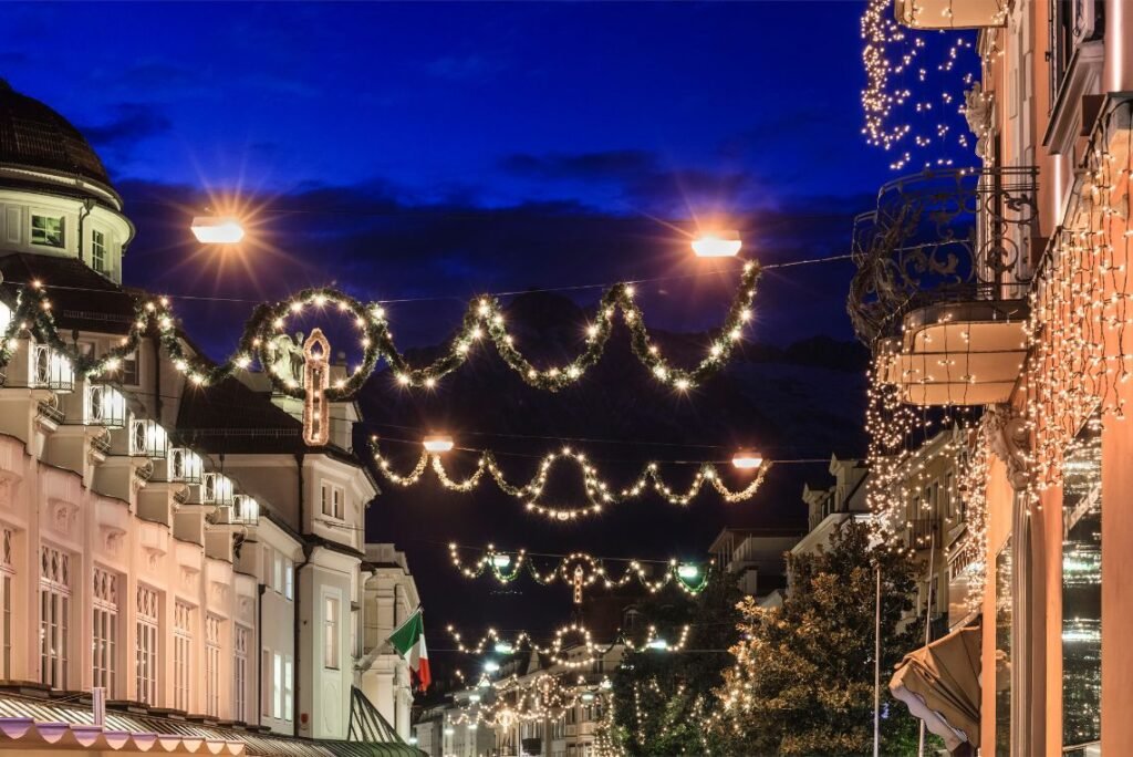 Natal em Merano, norte da Itália