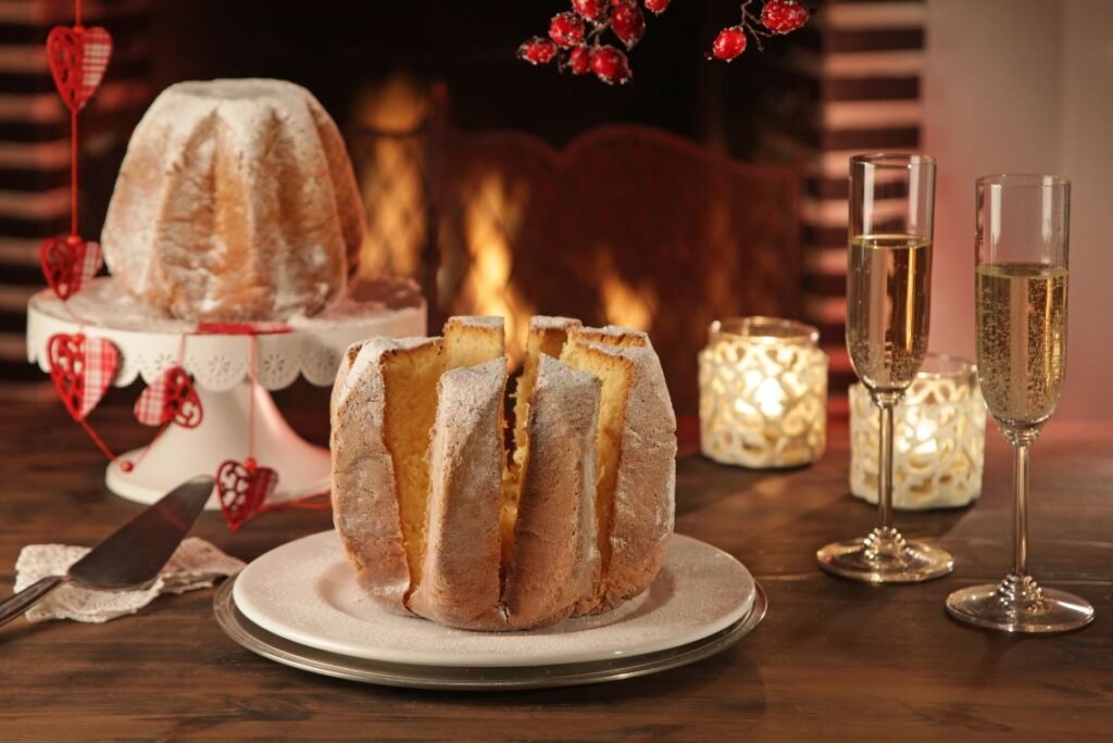 Pandoro, sobremesa clássica do Natal na Itália.