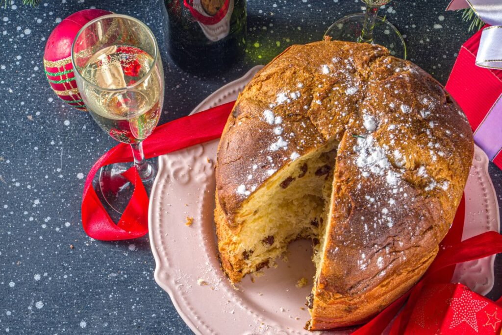 Panettone: doce tradicional do Natal na Itália.