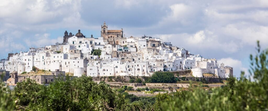 Ostuni, a cidade branca da Puglia, Itália