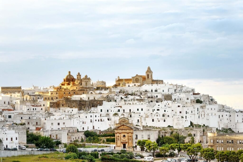 Vista panorâmica de Ostuni - Puglia